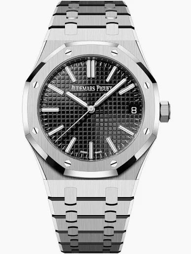 AP Royal Oak Black Dial 41mm Watch for Men