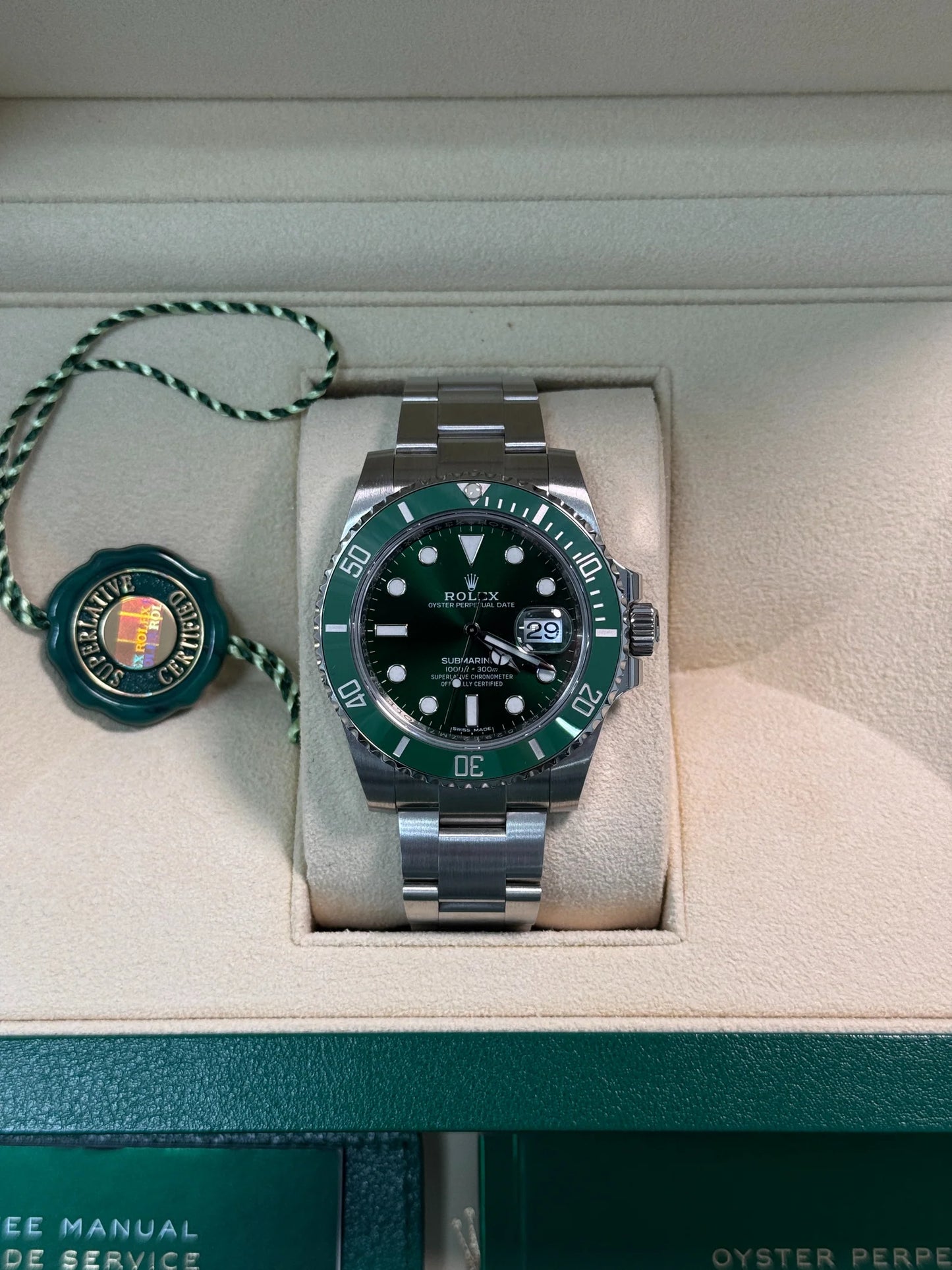 Submariner Date "Hulk" 41mm Watch for Men